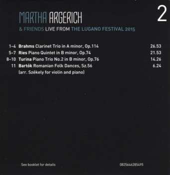 3CD/Coffret Martha Argerich And Friends: Live From Lugano 2015