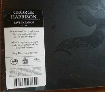 2LP George Harrison: Live In Japan