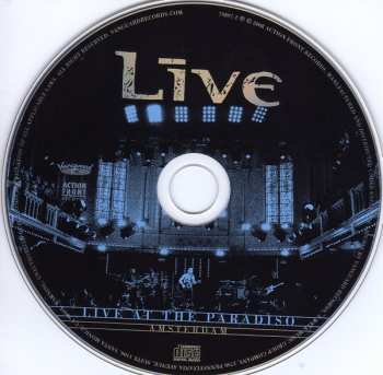 CD Live: Live At The Paradiso Amsterdam