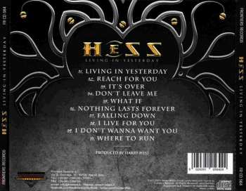 CD Harry Hess: Living In Yesterday