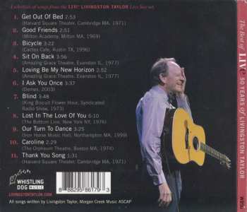CD Livingston Taylor: Best Of LIVe (50 Years Of Livingston Taylor)