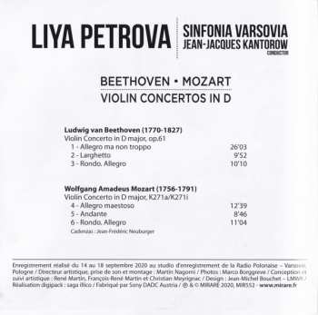 CD Ludwig van Beethoven: Violin Concertos In D