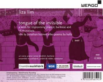 CD Liza Lim: Tongue Of The Invisible