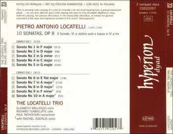 2CD Pietro Antonio Locatelli: 10 Sonatas, Op 8