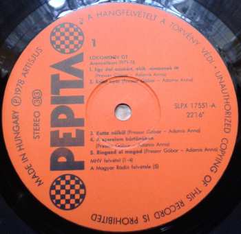 2LP Locomotiv GT: Aranyalbum 1971-76