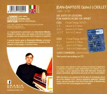 2CD Luigi Chiarizia: Six Suits Of Lessons For Harpsichord Or Spinet
