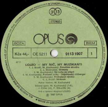 LP Lojzo: My Nič, My Muzikanti