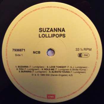 LP Lollipops: Suzanna