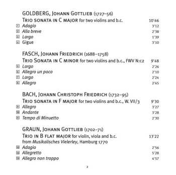 CD London Baroque: The Trio Sonata In 18th-Century Germany