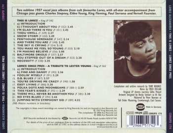CD Lorez Alexandria: This Is Lorez Plus Lorez Sings Pres
