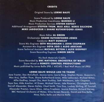 2CD Lorne Balfe: His Dark Materials (Original Television Soundtrack)