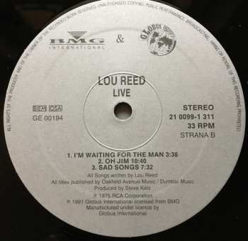 LP Lou Reed: Lou Reed Live