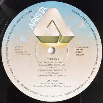 LP Lou Reed: The Bells