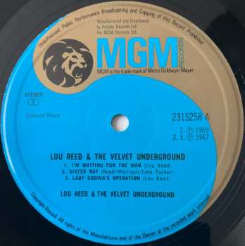 LP Lou Reed: Lou Reed & The Velvet Underground