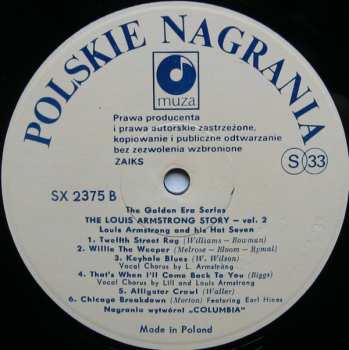 LP Louis Armstrong & His Hot Seven: The Golden Era Series (The Louis Armstrong Story Vol. 2)