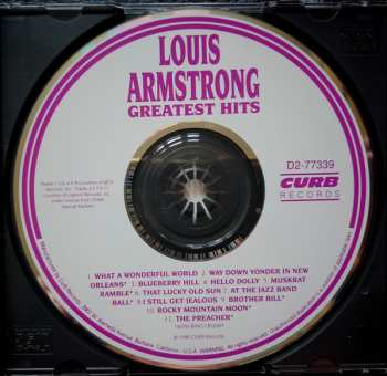 CD Louis Armstrong: Greatest Hits
