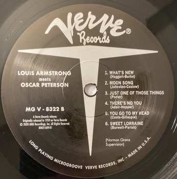 LP Louis Armstrong: Louis Armstrong Meets Oscar Peterson
