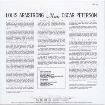 SACD Louis Armstrong: Louis Armstrong Meets Oscar Peterson LTD | DIGI