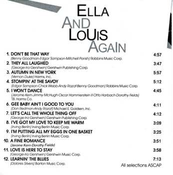CD Louis Armstrong: Ella And Louis Again