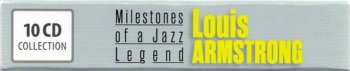 10CD/Coffret Louis Armstrong: Milestones Of A Jazz Legend