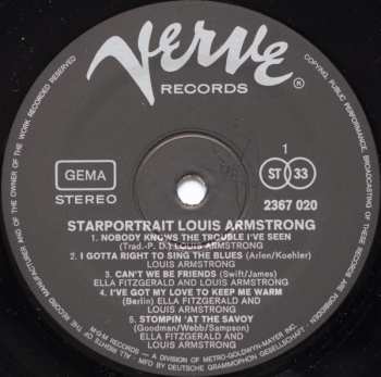 2LP/Coffret Louis Armstrong: Starportrait