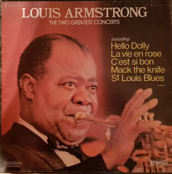 4LP/Coffret Louis Armstrong: The Two Greatest Concerts