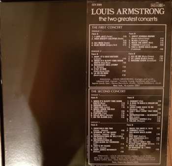 4LP/Coffret Louis Armstrong: The Two Greatest Concerts