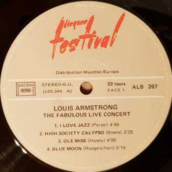4LP/Coffret Louis Armstrong: The Two Greatest Concerts