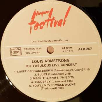 4LP/Coffret Louis Armstrong: The Two Greatest Concerts