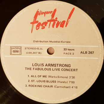 4LP/Coffret Louis Armstrong: The Two Greatest Concerts
