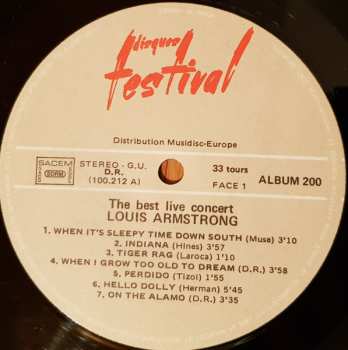 4LP/Coffret Louis Armstrong: The Two Greatest Concerts
