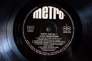 LP Louis Armstrong: Verve Jazz No. 1