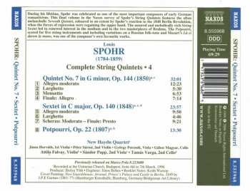 CD Louis Spohr: Complete String Quartets 4