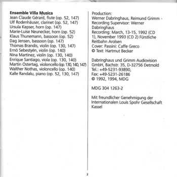 2CD Louis Spohr: Quintets Op. 52 & Op. 140 / Septet Op. 147