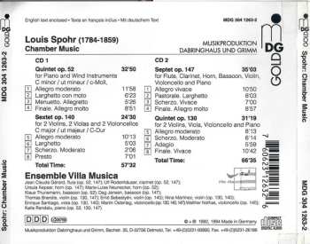 2CD Louis Spohr: Quintets Op. 52 & Op. 140 / Septet Op. 147