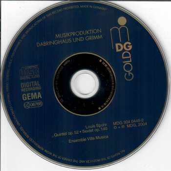 2CD Louis Spohr: Quintets Op. 52 & Op. 140 / Septet Op. 147