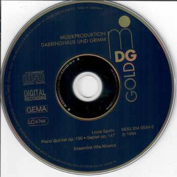 2CD Louis Spohr: Quintets Op. 52 & Op. 140 / Septet Op. 147