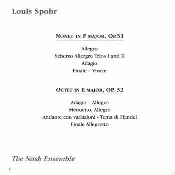 CD Louis Spohr: Nonet In F Major, Op. 31 · Octet In E Major, Op. 32