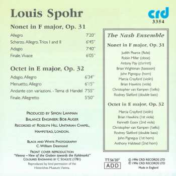 CD Louis Spohr: Nonet In F Major, Op. 31 · Octet In E Major, Op. 32