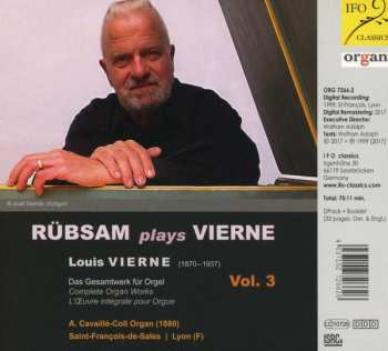 CD Louis Vierne: Rübsam Plays Vierne, Vol. 3