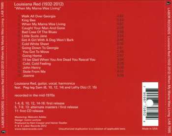 CD Louisiana Red: When My Mama Was Living