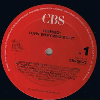 LP Loverboy: Lovin' Every Minute Of It