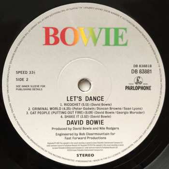 15LP/Coffret David Bowie: Loving The Alien [ 1983–1988 ] LTD