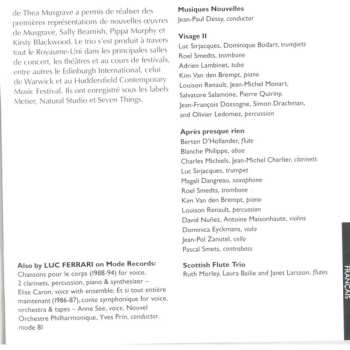 CD Luc Ferrari: Madame De Shanghai - Après Presque Rien - Visage 2