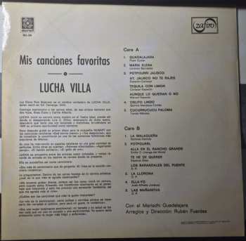 LP Lucha Villa: Mis Canciones Favoritas