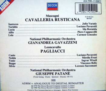 2CD/Coffret Luciano Pavarotti: Cavalleria Rusticana · Pagliacci
