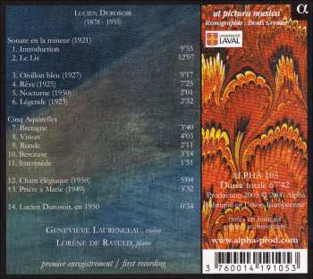 CD Geneviève Laurenceau: Musique Pour Violon & Piano
