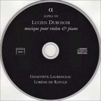 CD Geneviève Laurenceau: Musique Pour Violon & Piano