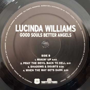 2LP Lucinda Williams: Good Souls Better Angels