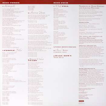 LP Lucinda Williams: World Without Tears